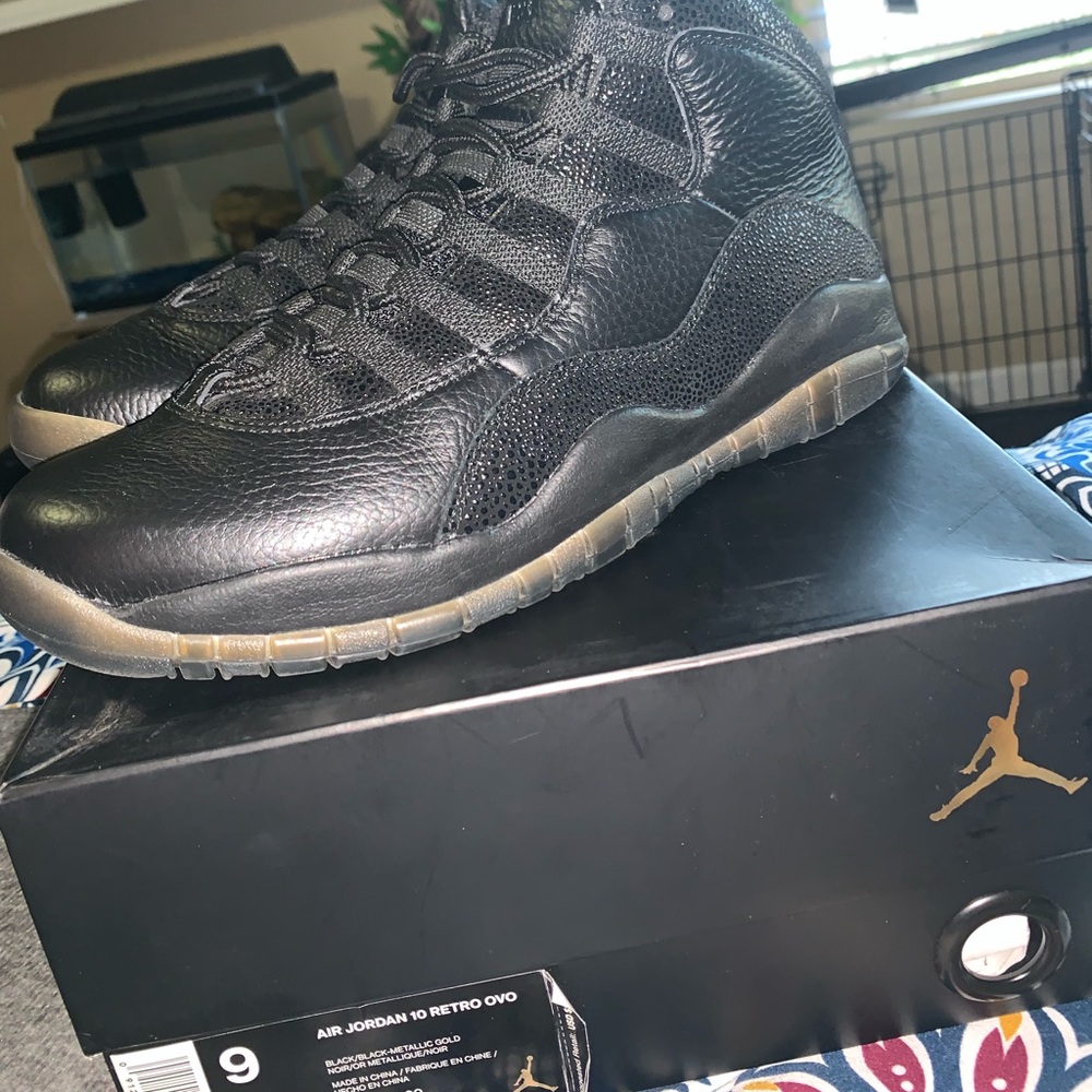 Jordan 10 black OVO